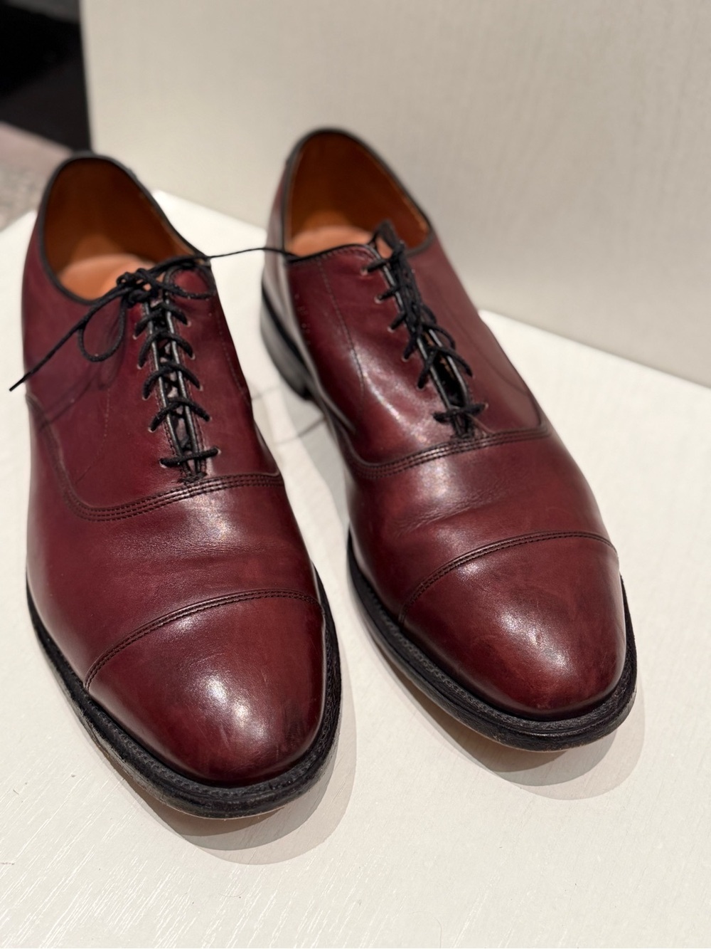 Allen Edmonds Oxford Dress Shoes -Size 10 3E (Wide) Burgundy/Oxblood Men’s